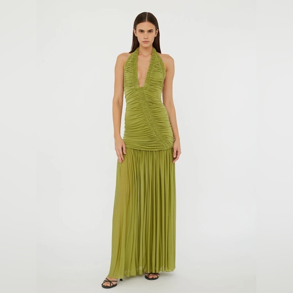 Christopher Esber Orion Gown in Green - Picture 3 of 5